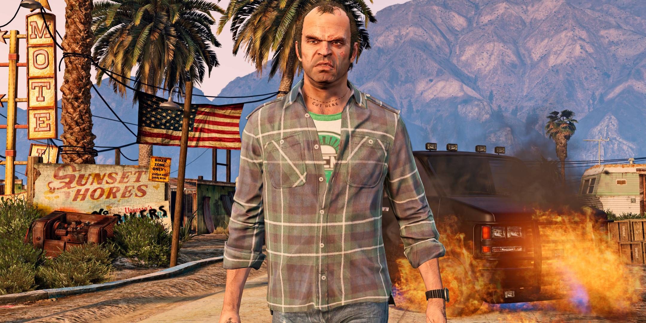 Trevor GTA 5 Kaget Dirinya Ada di GTA Online!