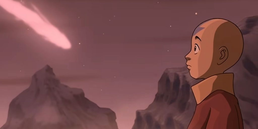 avatar roku scene with comet